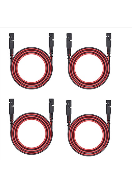 4pcs 6 5 Feet 14AWG Sae - Sae Uzatma Kablosu Hızlı Bağlantı Kesdan Kablo Defness Dc Konektör Kablosu Toz Kapağı (Yurt Dışından)