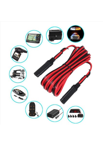 4pcs 6 5 Feet 14AWG Sae - Sae Uzatma Kablosu Hızlı Bağlantı Kesdan Kablo Defness Dc Konektör Kablosu Toz Kapağı (Yurt Dışından) fırsatları