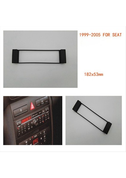Fasya Audi A3 8l A6 4b Koltuk Toledo Leon Fiat Scudo Stereo Facia Plaka Çizgi CD 1 Din Radyo Kapağı Için (Yurt Dışından) indirimleri