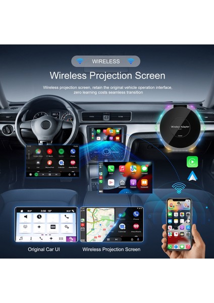2&#39 Den 1 Kablosuz Carplay Dongle Kablosuz Kablosuz Android Otomatik Kutu Araba Radyosu Yerleşik Kablolu Carplay Android Otomatik (Yurt Dışından) fırsatları