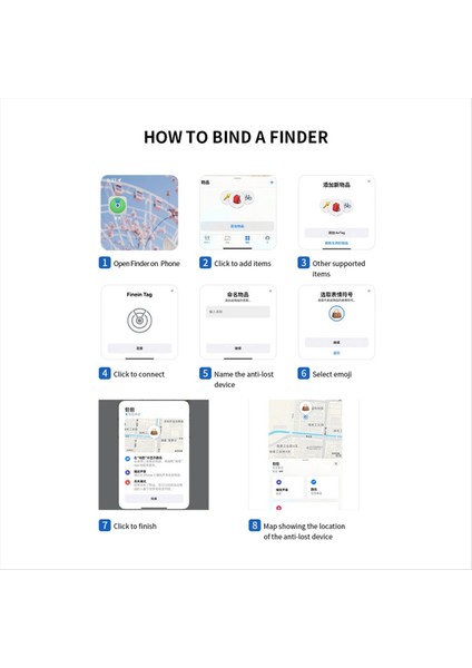 Gps Tracker Akıllı Etiket Bluetooth Bulucu Izleme Cihazı Öğe Bulucu Knahip/ipad/mac Için Cüzdan Bagaj Evcil Hayvanları (Yurt Dışından)