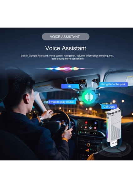 Kablosuz Kablosuz Android Otomatik Kutu Kablosuz Android Otomatik Adaptör Ses Asistanı Aı Kutusu Dongle Fiş ve Oynat Wifi (Yurt Dışından) modelleri