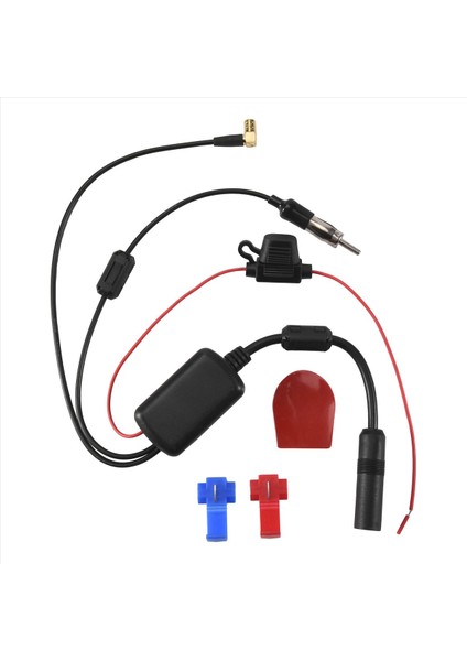 Evrensel Dab + Fm Araba Anten Anteni Hava Ayırt Cablosu Dijital Radyo + Amplifikatör Aksesuarları (Yurt Dışından)