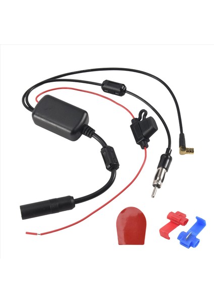 Evrensel Dab + Fm Araba Anten Anteni Hava Ayırt Cablosu Dijital Radyo + Amplifikatör Aksesuarları (Yurt Dışından) fırsatları