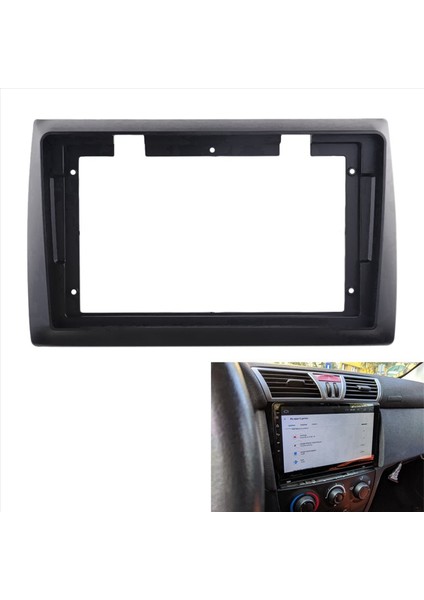 Fiat Stilo Için 3x 2din Araç Radyo Fasyası 01-10 DVD Stereo Çerçeve Plakası Adaptörü Montaj Dash Montaj Çerçeve Trim Kiti (Yurt Dışından) fırsatları