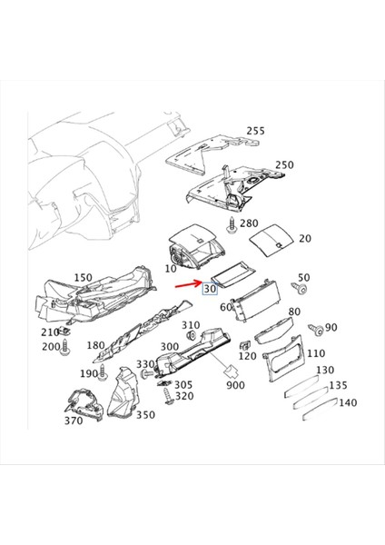 Araba Merkezi Ekran Braketi 2046160068 2046160168 Mercedes Benz C Sınıfı W204 2007-2010 Ekran Conta Braketi (Yurt Dışından) indirimleri