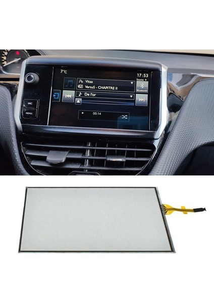 2x Araç 7inch Kontak Ekran Cam Sayılaştırıcı Peugeot 208 2008 308 Citroen C5 C4L C3XR GCX156AKM-E (Yurt Dışından) fiyatları