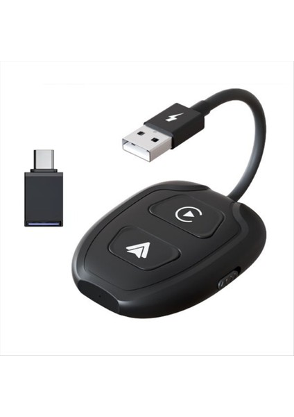 Araba Kablosuz Carplay &amp Android Otomatik Kutu 2in1 Kablosuz Dongle Fişine ve Oynatılmış Carplay Android Otomatik Adaptör Aı Kutusu (Yurt Dışından)