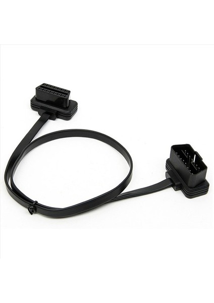 2x Araba Dirseği Obd2 16 Pin Erkek Ila Dişi Düz Teşhis Kablosu Konnektörü Konnektörü (Yurt Dışından) fırsatları