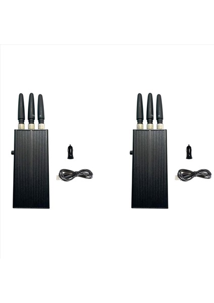 2x Taşınabilir Gps Sinyal Engelleyici Wifi Kamera Bulucu Gps Konumlandırma ve Izleme Gps Dedektörü (Yurt Dışından)