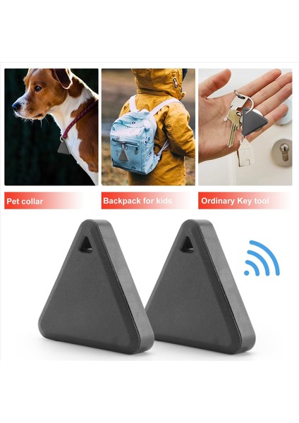 Pet Smart Mini Gps Tracker Pet Bulucu Anti-Lost Su Geçirmez Bluetooth Traiker Üçgen Çocuk Köpek Kedi Izleyici Siyah (Yurt Dışından) indirimleri