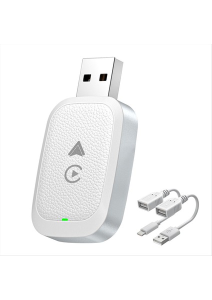 Kablosuz Carplay Android Otomatik Adaptörü Kablolu Carplay&#39 I Kablosuz&#39 A Yükseltmesi Kolay Mini Carplay Adaptörünü Tak ve Çalıştırın ve Oynatın (Yurt Dışından)