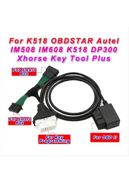 Toyota-30 Kablo Için 8A-BA 4A Obdstar Autel IM508 IM608 K518 Xhorse Key Araçı TMLF19T TMLF19D Için (Yurt Dışından) modelleri