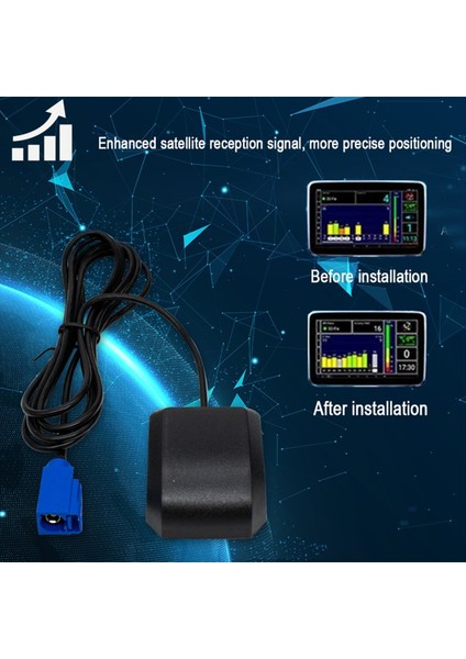 2pcs Evrensel Araba Gps Anten Sma/fakra-C Konnektör Aracı Gps Alıcı Için Su Geçirmez (Yurt Dışından) modelleri