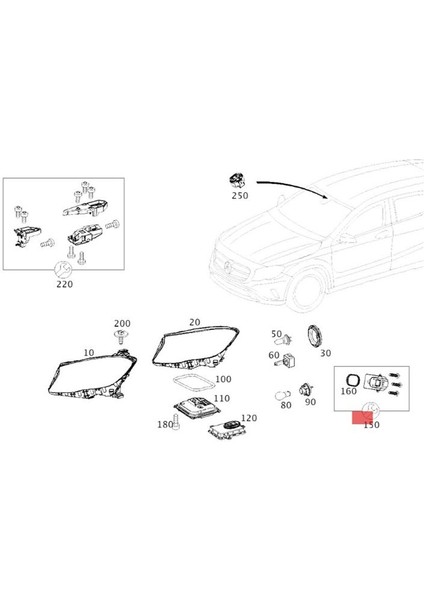 1paır 1305715306 1305715307 Mercedes-Benz Için Gündüz Çalışma Kontrol Modülü Cls Gle W246 W218 W166 Araba Işık Kaynağı (Yurt Dışından) fiyatları