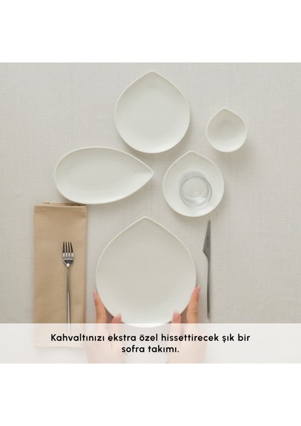 Forever Bone Solta 26 Parça 6 Kişilik Kahvaltı Takımı indirimleri