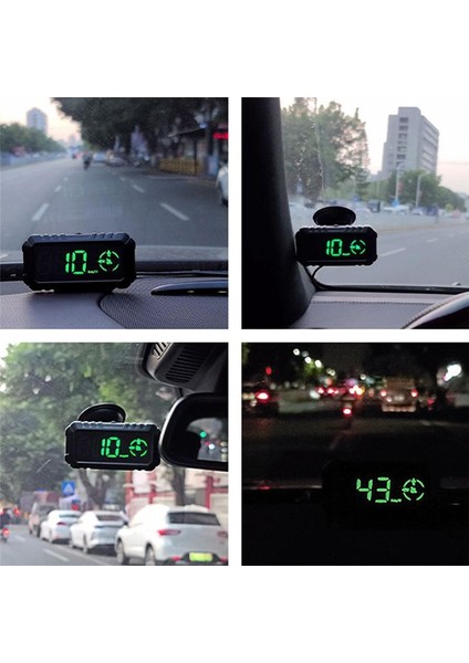 G7 Universal Car Hud Araba Gps Başlık Ekran Hız Kılavuzu Düz Metre Araç Malzemeleri (Yurt Dışından) indirimleri