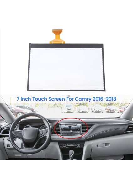7 Inç 50 Pimler Gps Navigasyon Dokunmatik Panel Toyota Camry Için Sayısallaştırıcı Len 2016-2018 LQ070Y5LW04 LQ070Y5LW03 (Yurt Dışından)