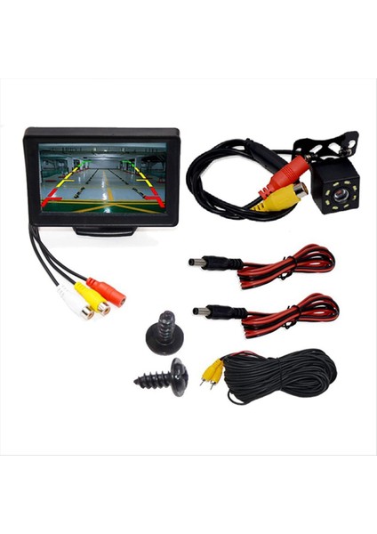Arka Görüntü Kamera Geniş Derece 4 3 Inç Tft LCD Ekran Veya Monitör Su Geçirmez Gece Görüşü Yedeklemeyi Monitör Kamerası (Yurt Dışından) indirimleri