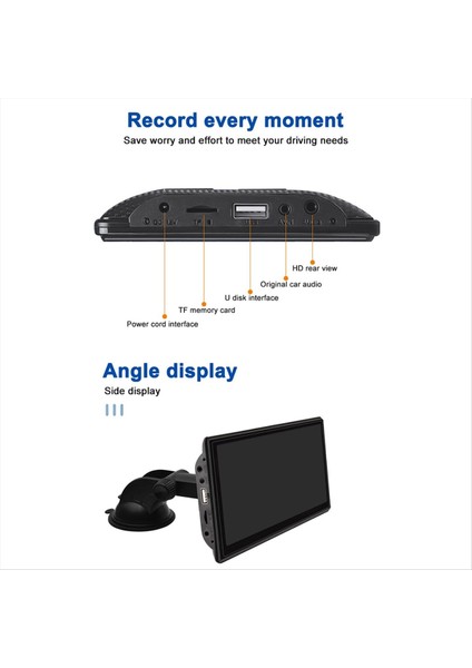 7 Inç Kablosuz Carplay Android Otomatik Oyuncu Araba Gps Navigasyon Cep Telefonu Arabağlantı Multimedya Bluetooth Araba Mp5 (Yurt Dışından) modelleri