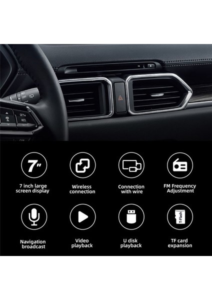 Evrensel 7 Inçlik Araba Ekran Çok Fonksiyonlu Araba Mp5 Player Mobil Araba Makine Araba Malzemeleri (Yurt Dışından)