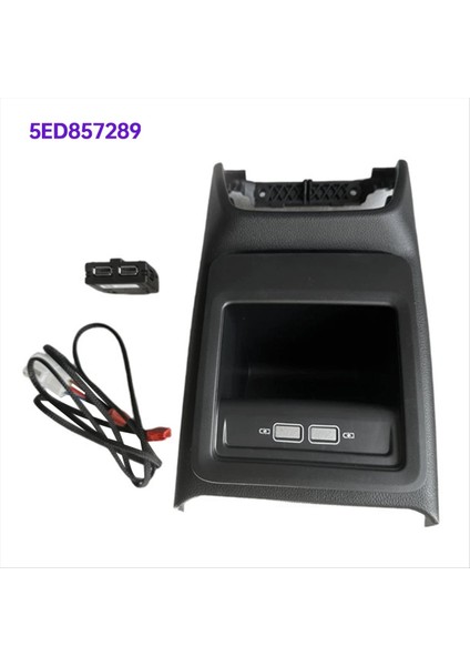 Araba Arka Hava Delikleri Çıkış Konnektör Kiti Skoda Octavia 2013-2022 Için Yükseltilmiş USB 5ED857289 ile Uyarlanabilir (Yurt Dışından) fiyatları