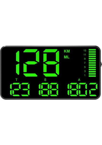 C90 Başlık Ekran Yükseklik Ölçer Gps Hız Ölçer Araç Aksesuarları (Yurt Dışından)