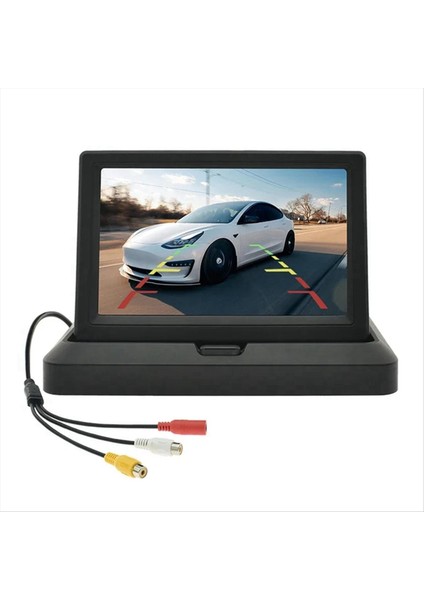 Araç Katlama Monitör Ekranı Araç Arka Görünüm Kamera Park Parkı Yedekleri Için 2 Yolu Video Girdi Ters 5 Inç Tft Ekran (Yurt Dışından) modelleri