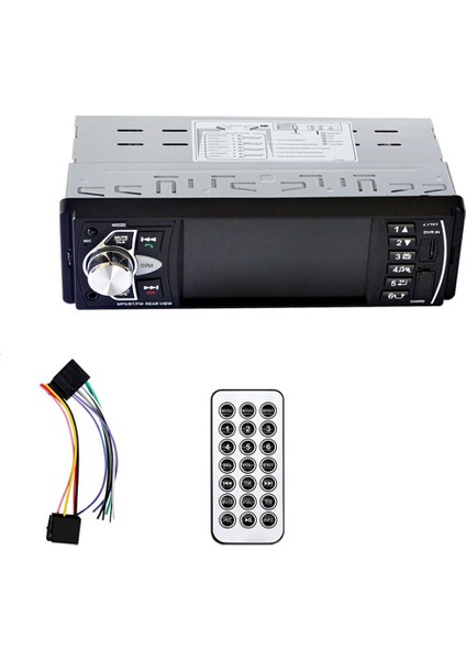 Araba Hd 4 1inch Bluetooth Mp5 Player Ters Ekran Fm Radyo Kart Oynatıcı Universal 4022D Standart (Yurt Dışından)