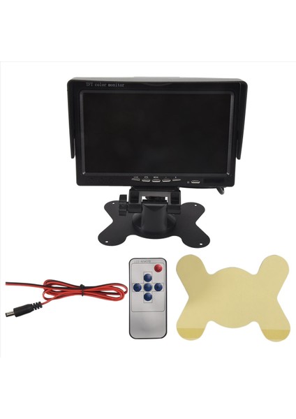 12V-24V 7 Inç Tft LCD Renk Hd Monitör Araba Kamyonu Için Cctv Ters Arka Görünüm Yedek Kamera (Yurt Dışından) fiyatları