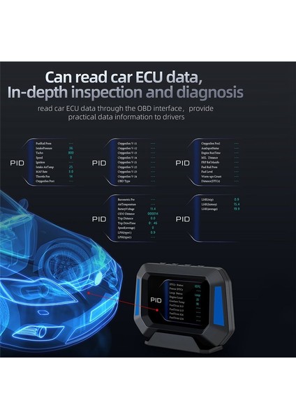 P21 Hud Araba Test Cihazı Gps Teşhis Aracı Gösterge Tablosu Araç Obd Monitör Araba LCD Monitör (Yurt Dışından) indirimleri