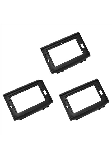 3x 2din 10 1 Inç Radyo Fasyası Jac Rafine S3 13-16 DVD Stereo Çerçeve Plakası Adaptörü Montaj Dash Montaj Çerçevesi (Yurt Dışından)