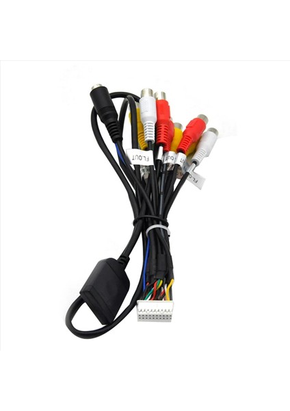 Araç Stereo Radyo Rca Çıkış Kablo Tel Aux-In Adaptör Subwoofer/amplifikatör 3 5mm Dişi 20PINS Kablo Demet Başlık Birimi Carplay (Yurt Dışından) indirimleri