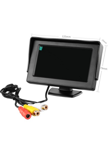 4 3 Inç Hd Ters Display Ters Ters Görüntü Ekran Ekran Otomobil Kamyonu Römorku Için Ekran (Yurt Dışından) fiyatları