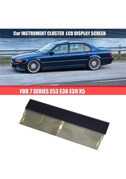 Araba LCD Ekran Orta Radyo Gösterimi Kümesi Şeridi Kablosu LCD Ekran Bmw 7 Serisi E53 E38 E39 X5 (Yurt Dışından) indirimleri