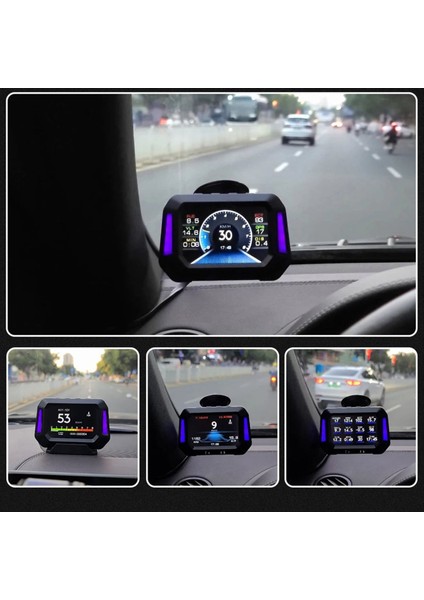 P21 Hud Kafa Yüksek Araç Bağışımızca Dijital Saat Gps Speedometre Obd2 Teşhis Araçları Enstrüman (Yurt Dışından) indirimleri