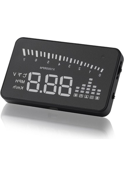 X5 Araba Hud Başlık Ekranı Obd Hız Projektör Universal (Yurt Dışından) modelleri