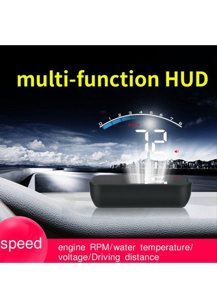 Araç Başlık Ekranı M6S Enstrüman Hızı/rpm/voltaj Uyarısı ile Dijital Hız Gövkeneti Hız Göstergesi Ekran Uygun (Yurt Dışından) modelleri