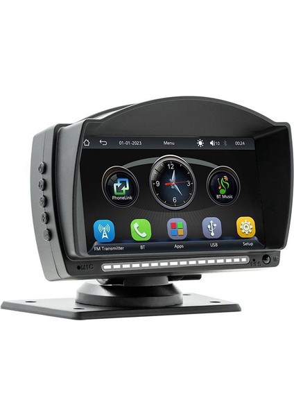 4 7inch Araba Touch IPS Ekran Kablosuz Carplay Android Otomatik Otomobil Taşınabilir Radyo Bluetooth Mp5 Multimedya Ana Bilgisayar (Yurt Dışından)