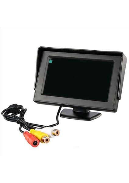 2x Arka Görüntü Kamera Geniş Derece 4 3 Inç Tft LCD Ekran Veya Monitör Su Geçirmez Gece Görme Ters Yedekleme Monitör (Yurt Dışından) modelleri