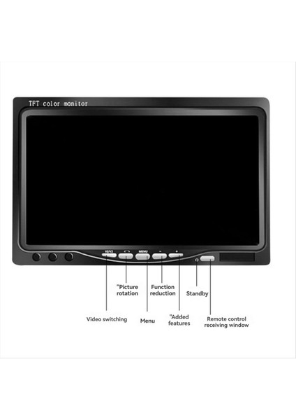 7 Inç Araba Ekranı Tft LCD Araç Ekranı 12V-24V Araç Arka Görünüm Monitörü Araba Kamyonu Van Rv Yedek Kamera (Yurt Dışından) fırsatları