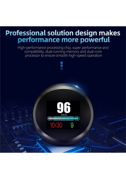 GP11 Araç Yamaç Ölçer Ekran Eğim Açısı Hız Gps Çok Fonksiyonlu Ölçer Başlık Ekran Araç Akıllı Eğim Ölçer (Yurt Dışından)