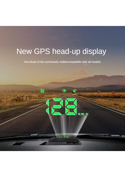 Hud Baş Yukarı Ekran Arabası Gps Hız Göstergesi Ön Cam Projektörü Evrensel Tüm Arabalar Için Uygun (Yurt Dışından) fiyatları