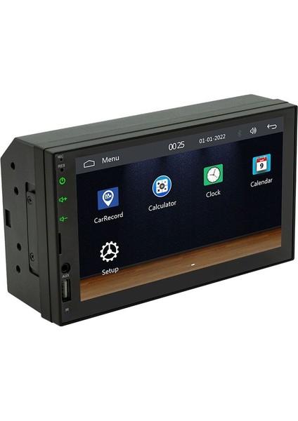 7inch Araba Dokunmatik Ekran Kablolu Carplay Android Otomatik Araba Taşınabilir Radyo Bluetooth Mp5 Fm Alıcı Ses Ana Bilgisayar (Yurt Dışından)