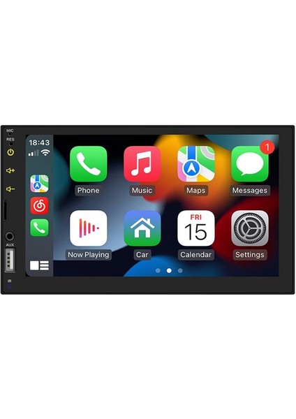 7inch Araba Dokunmatik Ekran Kablolu Carplay Android Otomatik Araba Taşınabilir Radyo Bluetooth Mp5 Fm Alıcı Ses Ana Bilgisayar (Yurt Dışından) fiyatları