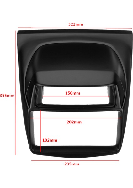 Araba DVD Stereo Radyo Paneli Fasya Çerçeve Montaj Kiti Mitsubishi Pajero Sport Triton L200 2014 (Yurt Dışından) fırsatları