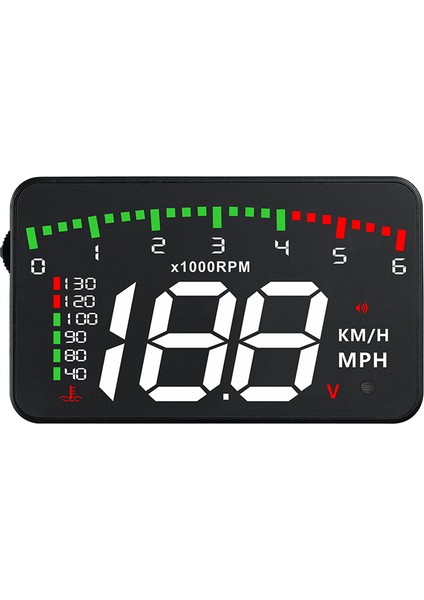 A900 Araba Hud Obd Rpm Metre Kafa Ekran Araç Aksesuarları Çok Display Aksesuarları Dijital Hız Motoru Rpm Su Sıcaklığı (Yurt Dışından)