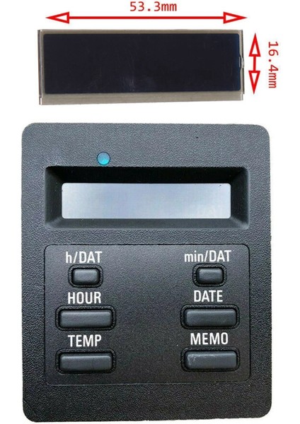 Araba LCD Ekran 6 Düğme Bilgisayar Bmw For-Bmw E28 E30 Obc 325I 318I 325IX 528 525I 535I 62131377803 (Yurt Dışından) modelleri