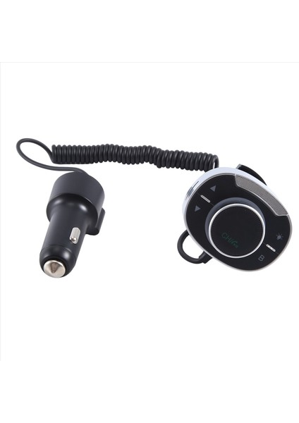 Bluetooth 5 3 Fm Verici Araba Bluetooth Araç Adaptörü Mikrofon Bas Stereo Hifi Sesi Fm Bluetooth Araç Şarj Cihazı (Yurt Dışından)