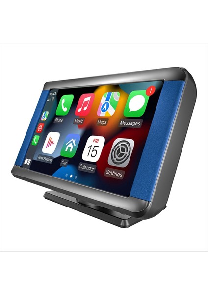 7inch Araba Kapasitif Dokunmatik Ekran Kablosuz Carplay ve Android Otomatik Otomobil Taşınabilir Multimedya Oyuncu Navigasyon Ekranı B (Yurt Dışından) fırsatları